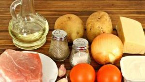 Comment faire cuire des pommes de terre avec de la viande au four - 5 délicieuses recettes avec photos