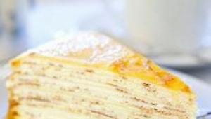 Варианты приготовления блинного торта со сгущёнкой Как приготовить торт из блинов со сгущенкой