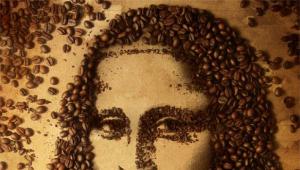 コーヒーからの工芸品: コーヒー豆から立体的な工芸品とパネルを作るためのステップバイステップの説明書 (写真 95 枚) 磁器カップ付きコーヒー豆からのパネル